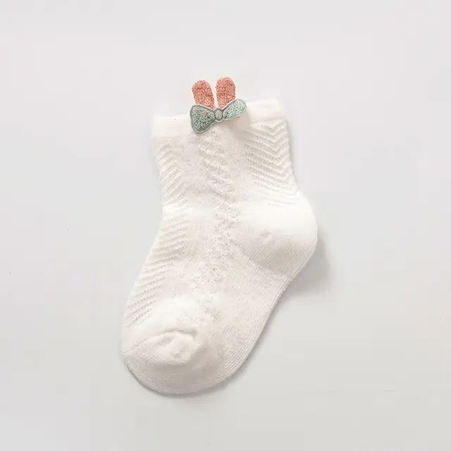 Soft Knit Baby Socks with Ears