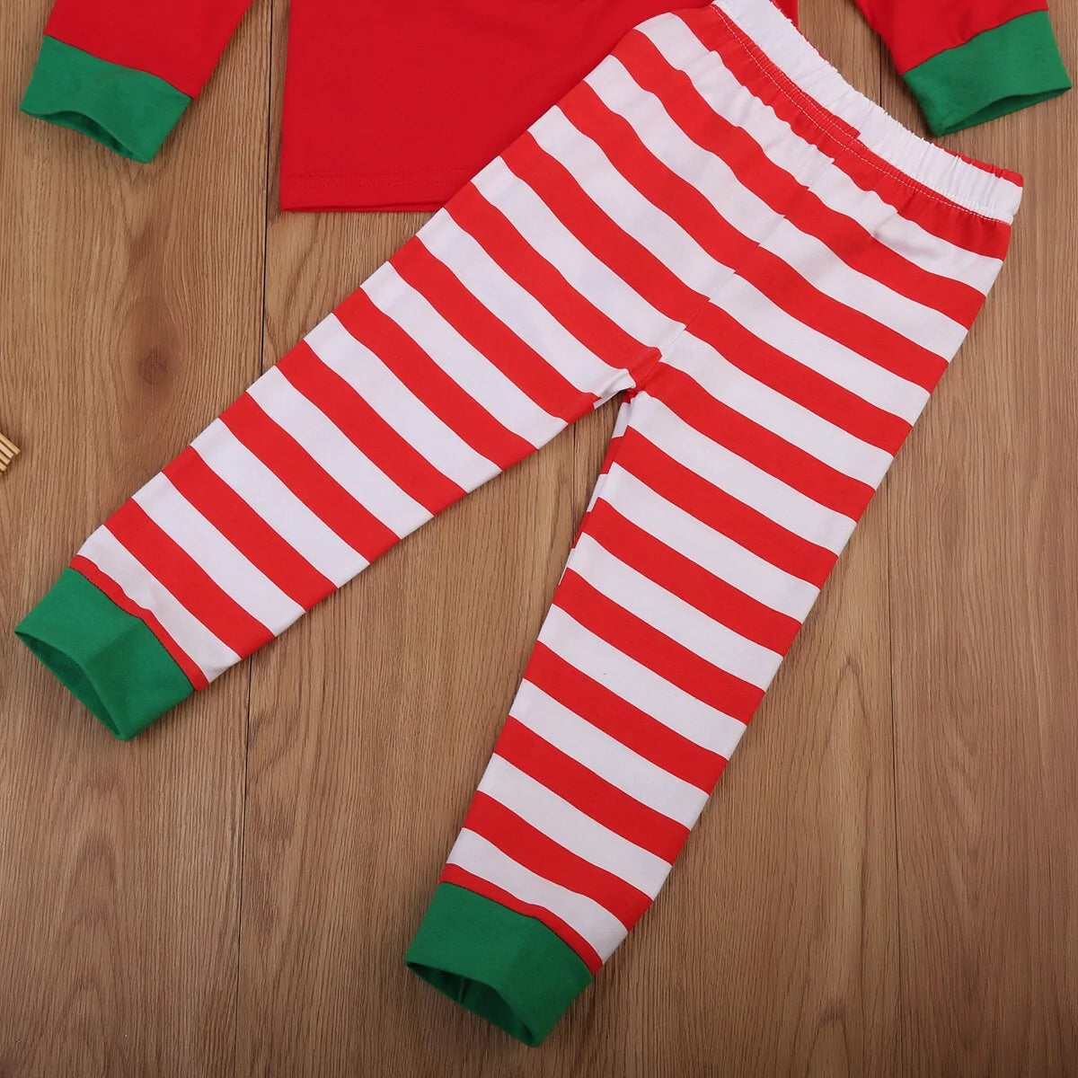 Reindeer Long Sleeve Top and Pants Christmas Set