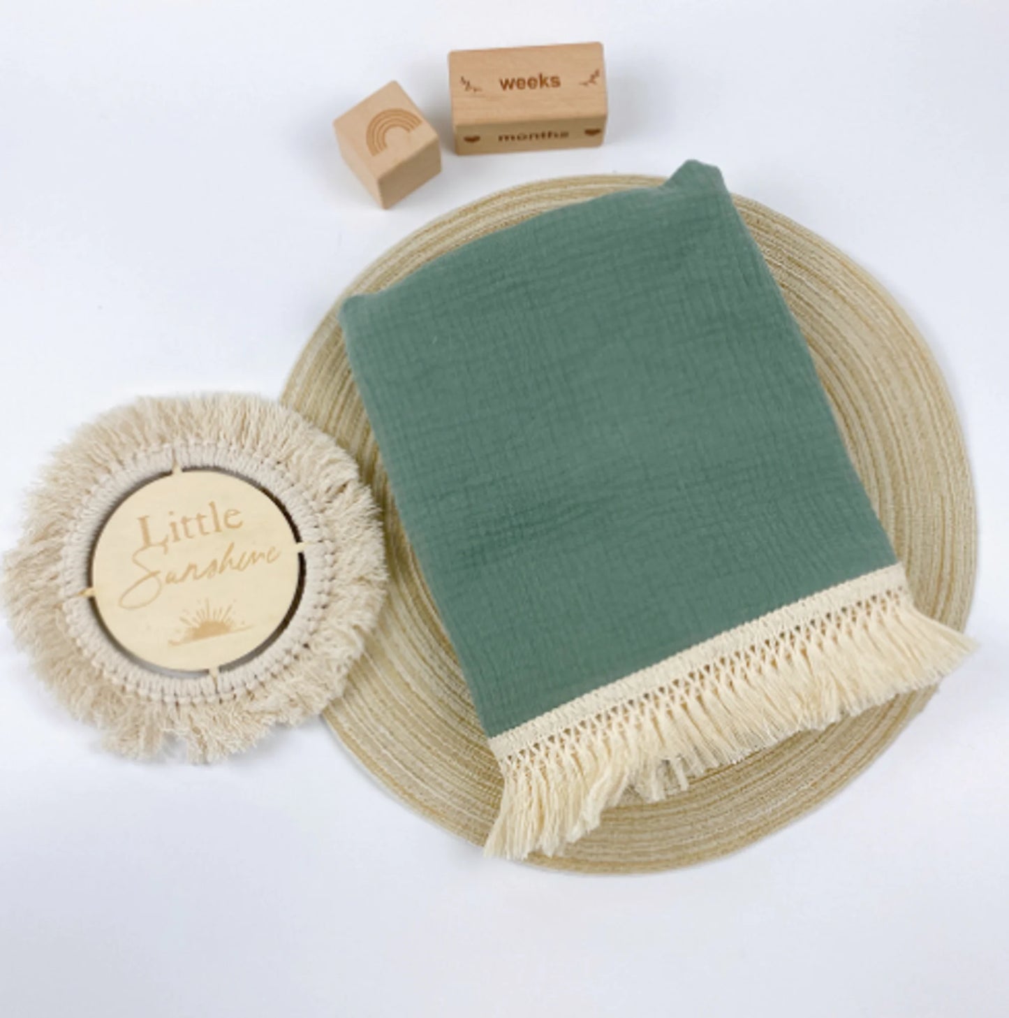 Adorable Muslin Cotton Baby Blanket - Various Designs - Size 100x120cm