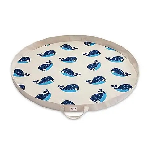 3 Sprouts Play Mat Bag with Drawstring Closure