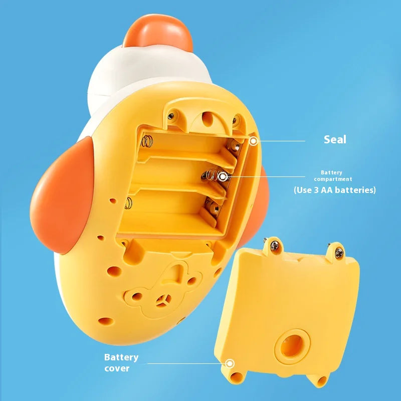 Interactive Rotating Baby Shower Head – Electric, Fun & Safe for Kids