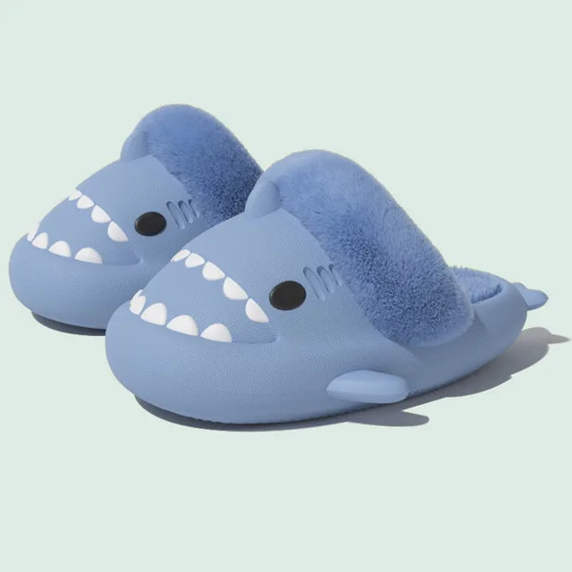 Detachable Kids Winter Shark Slippers – Warm, Cozy, and Fun