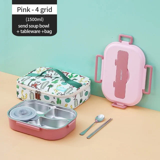 Portable Kids Lunch Box – Colorful, Durable, and Practical for On-the-Go Meals