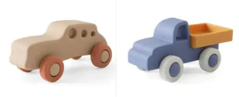 Silicone Baby Toy Set - Cars, Trucks, and Planes