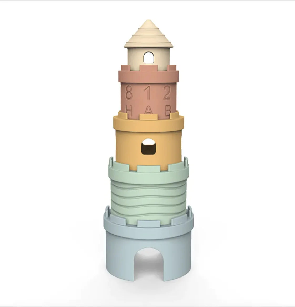 Children's Silicon Stacking Toy – Frog & Castle Designs for Kids