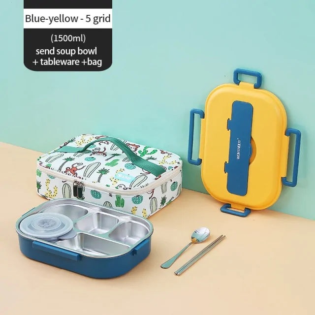 Portable Kids Lunch Box – Colorful, Durable, and Practical for On-the-Go Meals