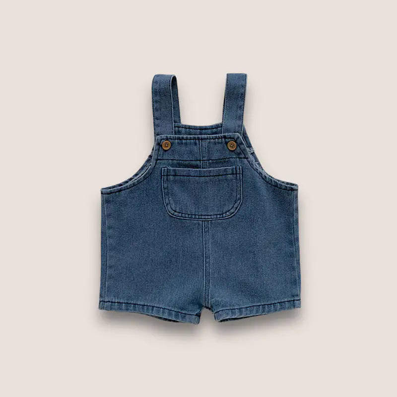 Cool Kids T-Shirt and Denim Overalls Set