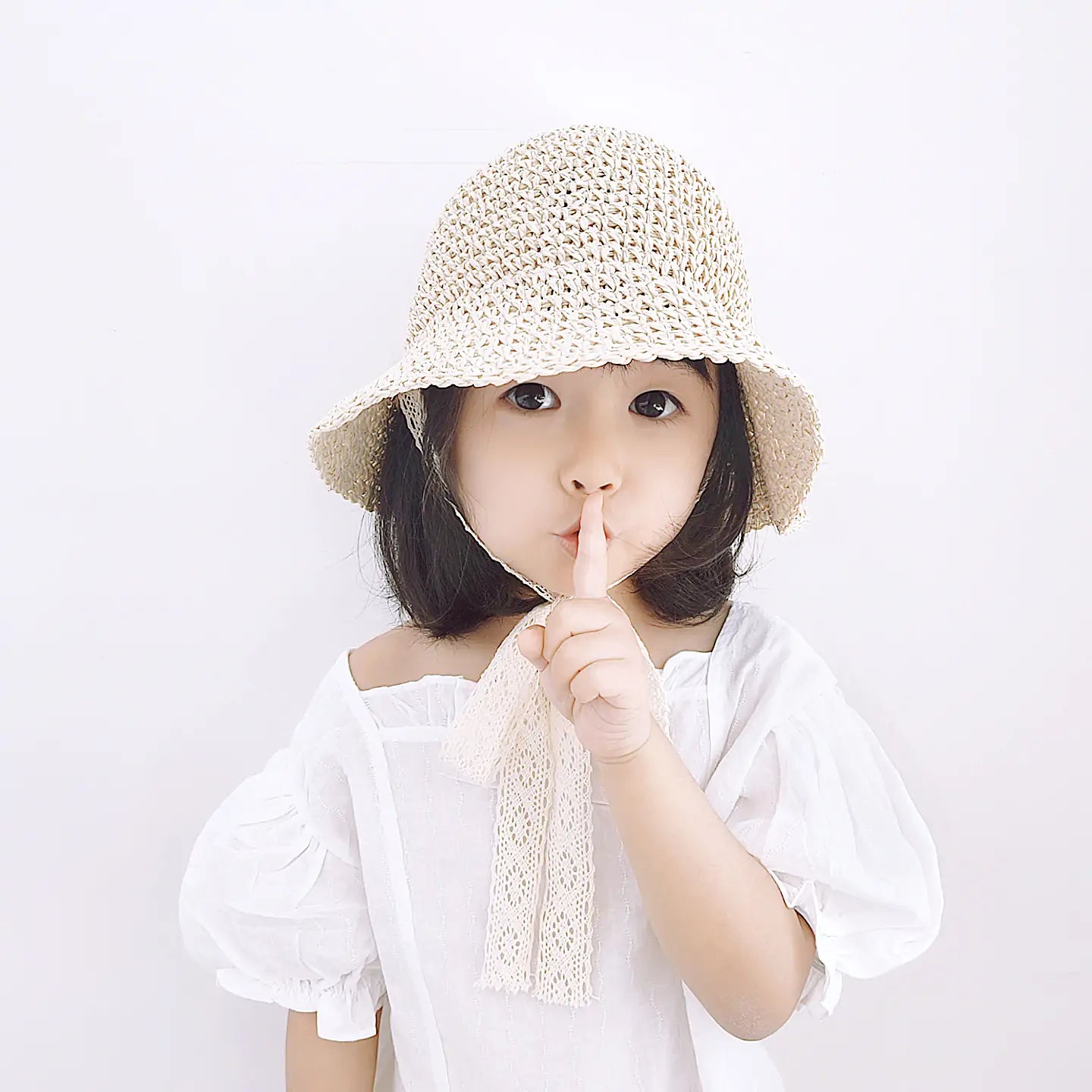 Cute Straw Hat for Baby Girl