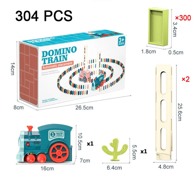 Kids Automatic Domino Train – Creative Toy for Fun and Learning