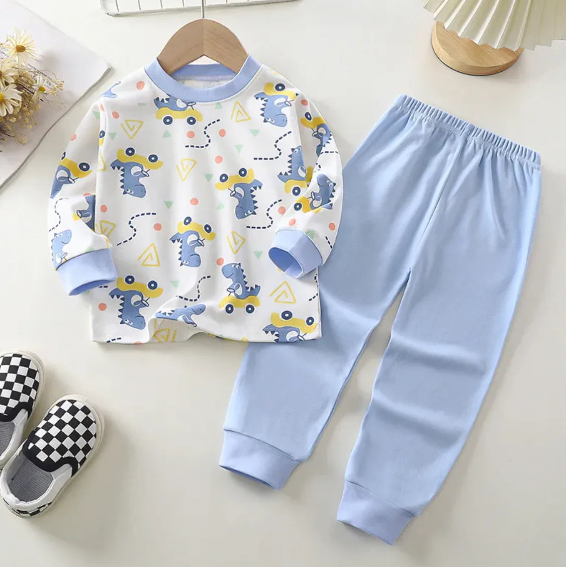 Cozy Cotton Long Johns Set – Soft, Warm & Stylish for Kids