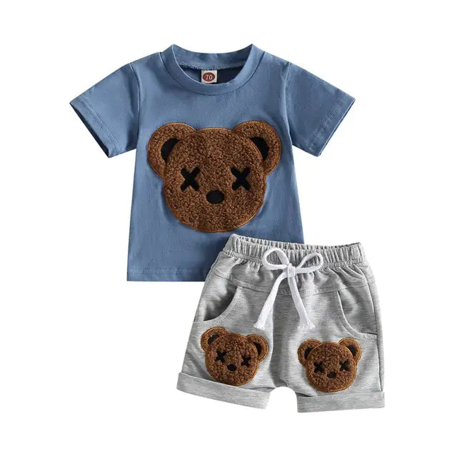 Little Bear Adventure Tee and Short Set