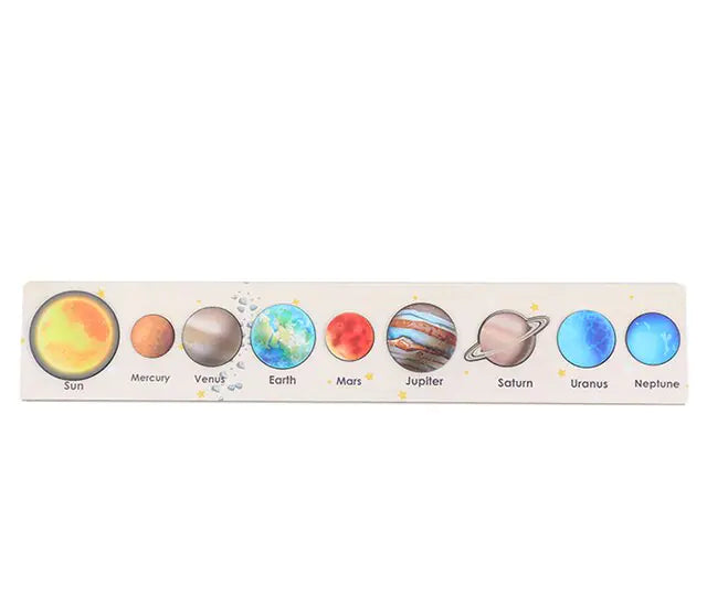 Montessori Solar System Puzzle Toy - Interactive Space Exploration for Kids