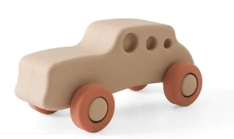Silicone Baby Toy Set - Cars, Trucks, and Planes