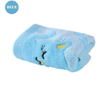 Bamboo Fiber Kitten Hand Towels for Kids – Soft, Absorbent, and Playful Bathroom Decor