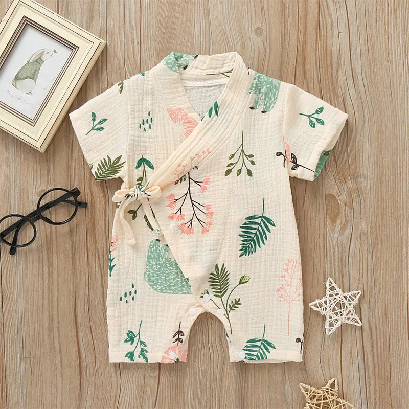 Lightweight Summer Kimono Outfit for Babies