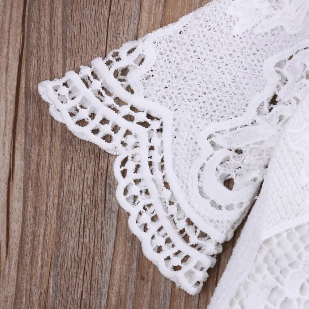 Baby White Lace Ruffle Romper - Adorable and Comfortable Outfit