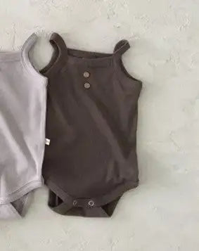 Summer Printed Cotton Sling Romper for Girls