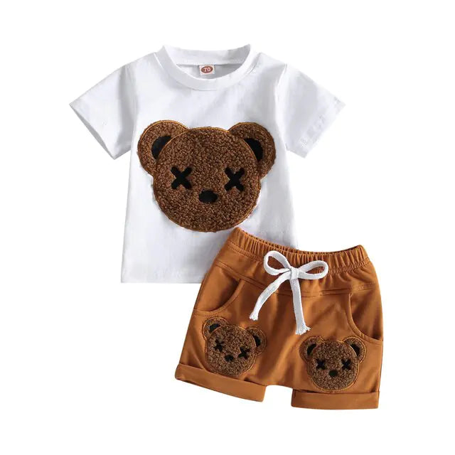 Little Bear Adventure Tee and Short Set