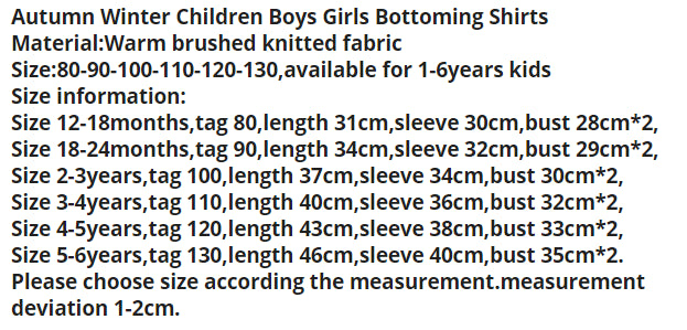 Kids Long Sleeve Turtleneck Top