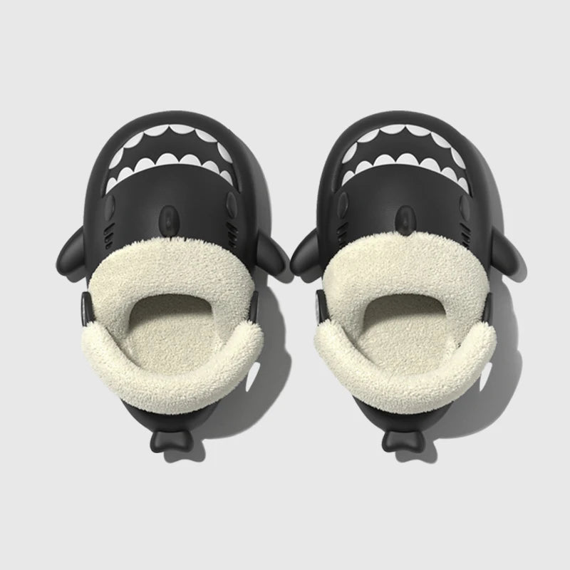 Detachable Kids Winter Shark Slippers – Warm, Cozy, and Fun