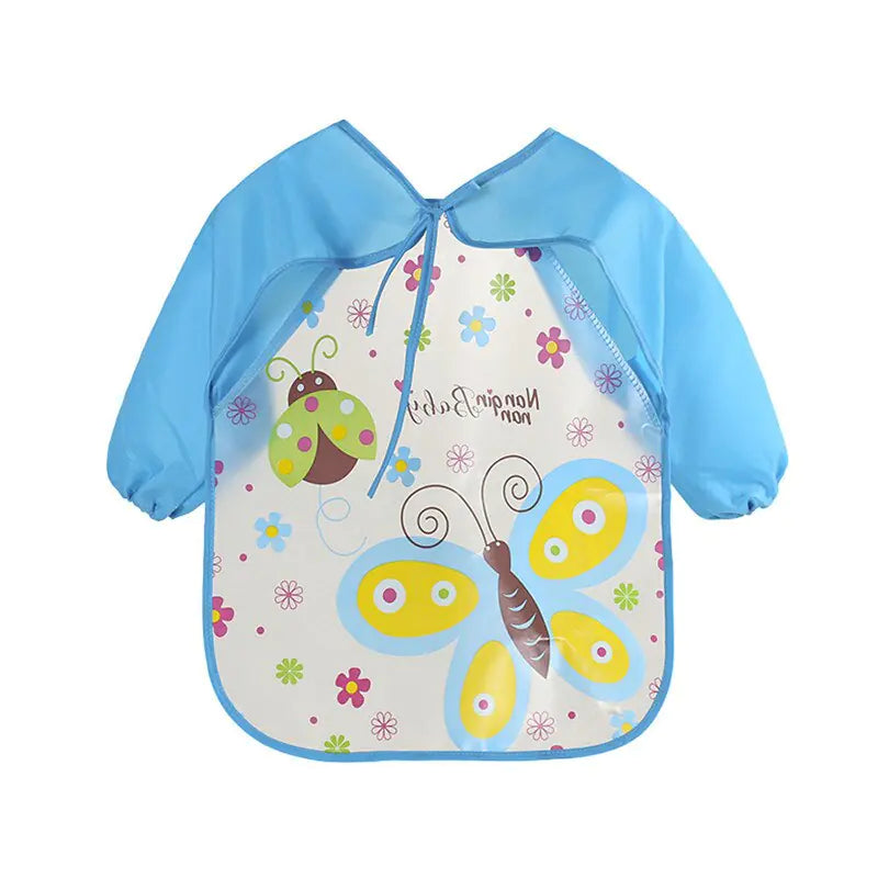 Waterproof Cartoon Baby Bibs & Burp Cloths Set