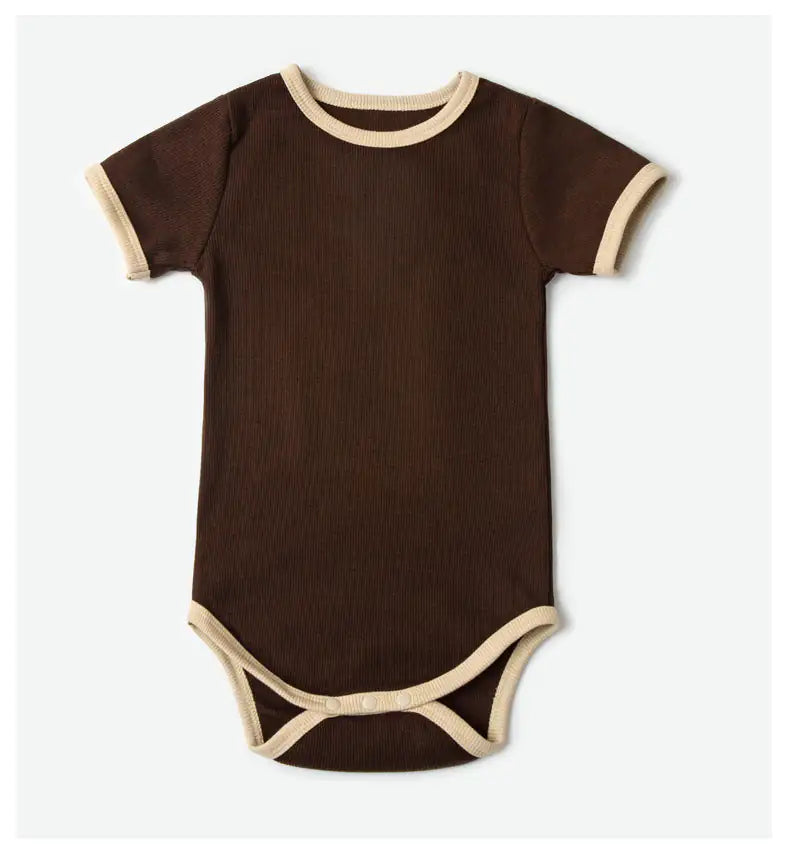 Soft & Simple Infant Basics Romper – Short Sleeve Comfort