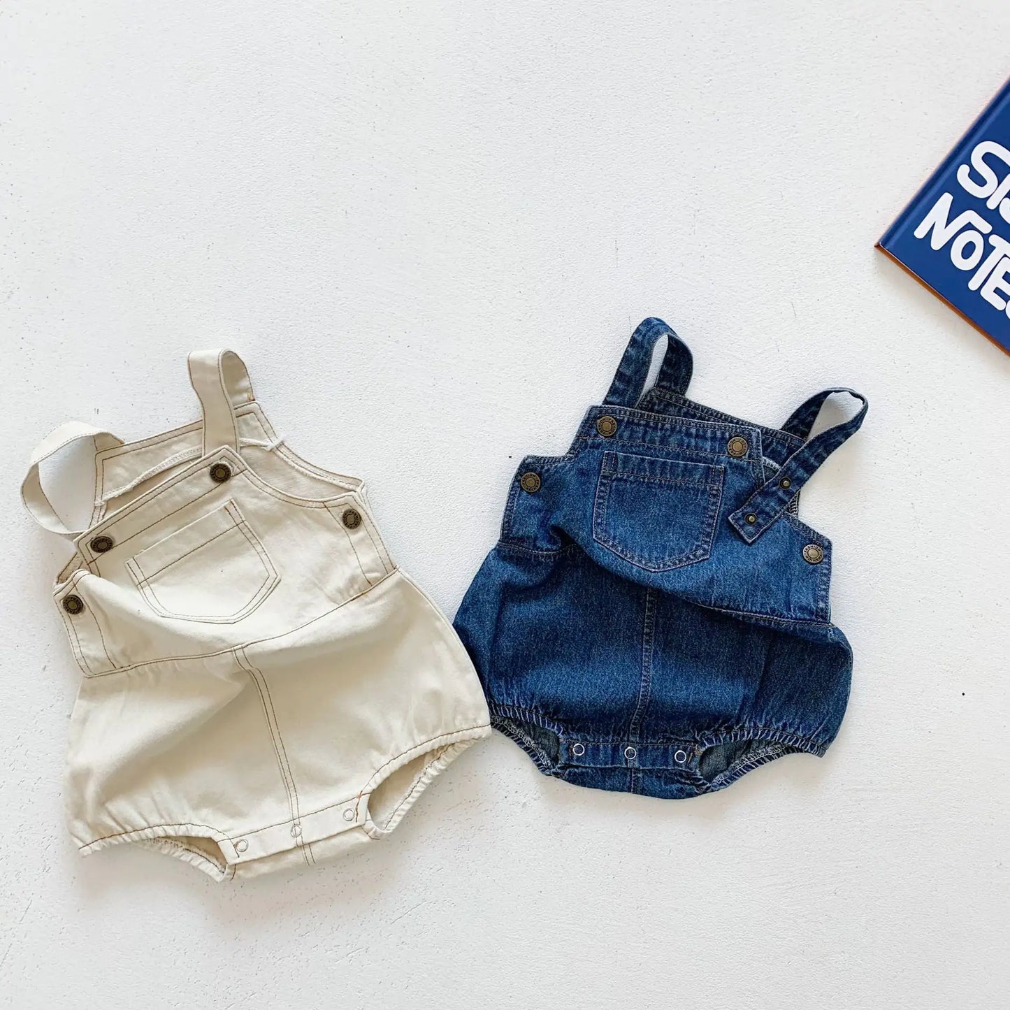 Baby Stylish Denim Triangle Overalls for Boys/Girls