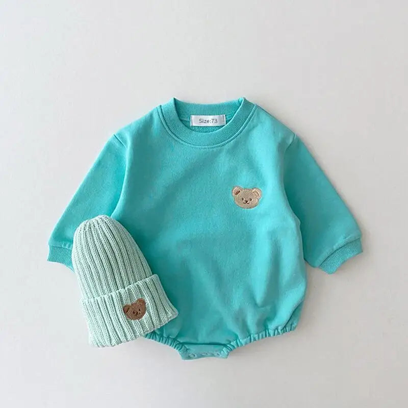 Bear Detail Baby Onesie for Girls/Boys
