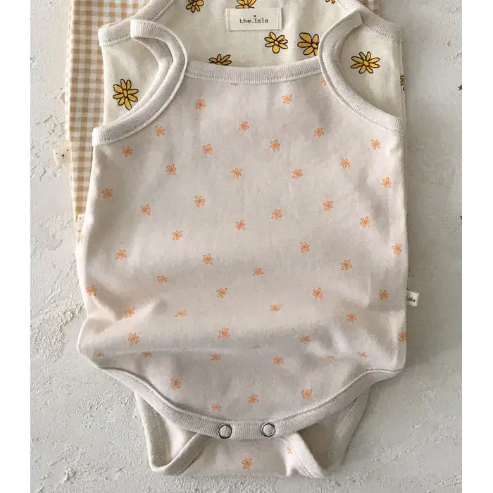 Summer Printed Cotton Sling Romper for Girls