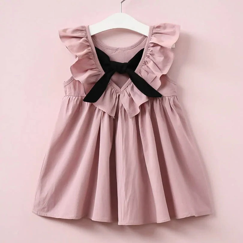 Cute Bowknot Sundress for Toddler Girls