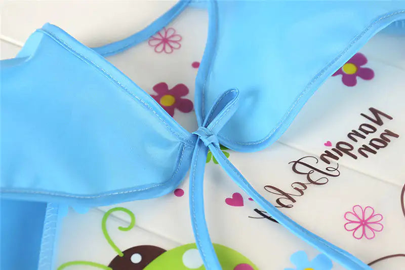 Waterproof Cartoon Baby Bibs & Burp Cloths Set