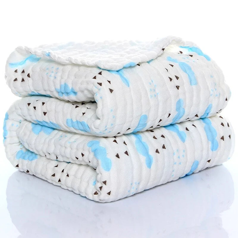 Organic Baby Muslin Swaddle Blanket – Soft, Comfortable, and Chemical-Free - Size 105x105cm