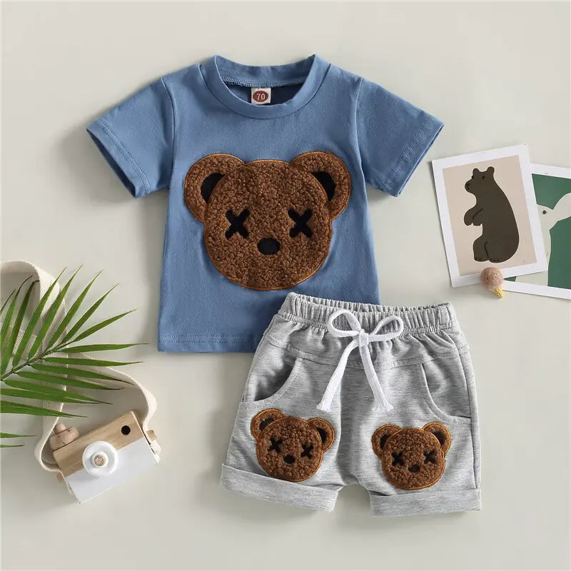 Little Bear Adventure Tee and Short Set