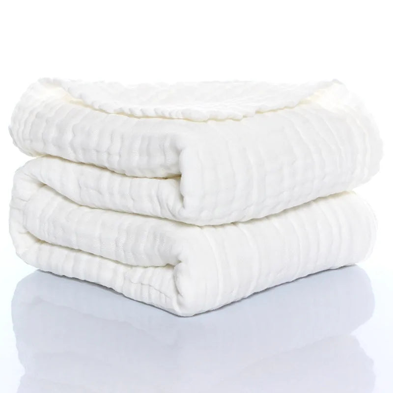 Organic Baby Muslin Swaddle Blanket – Soft, Comfortable, and Chemical-Free - Size 105x105cm