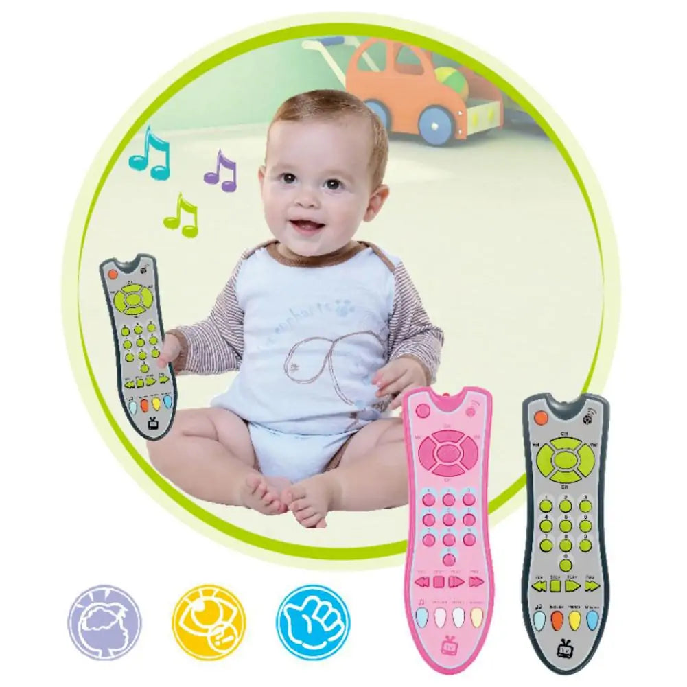 Baby Simulation TV Remote Control Toy - Interactive Learning & Play