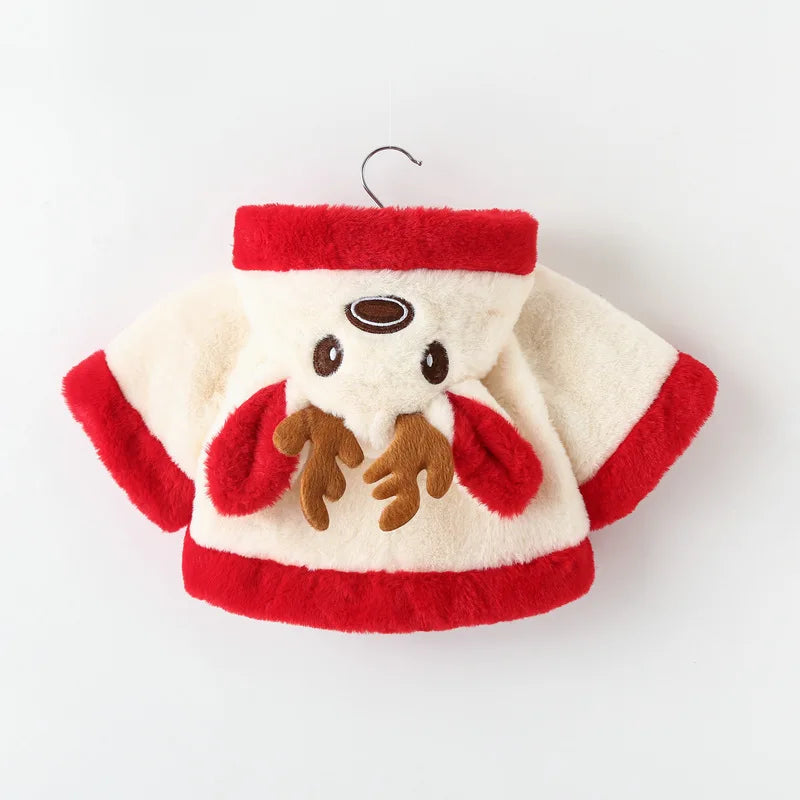 Adorable Reindeer Plush Baby Jacket