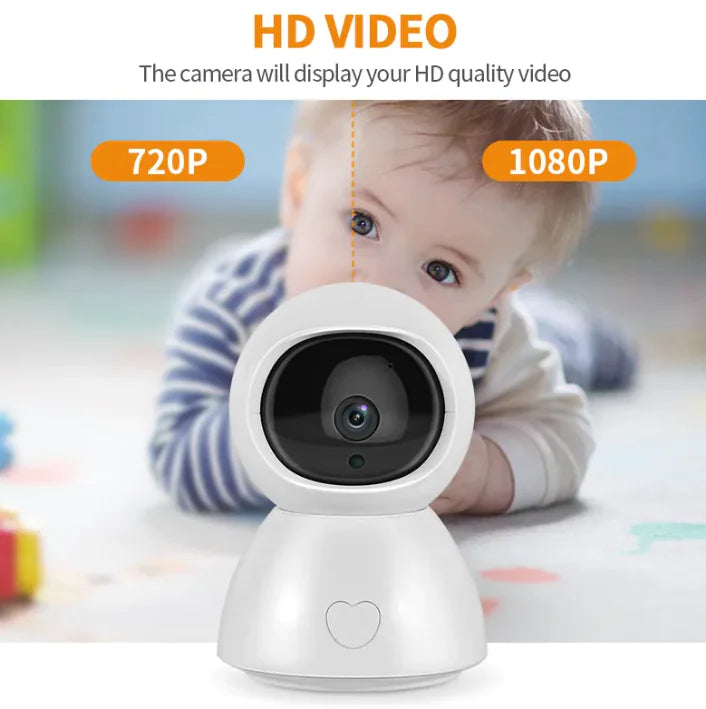 1080P Baby Monitor Camera with Night Vision & Alarm Function