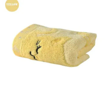Bamboo Fiber Kitten Hand Towels for Kids – Soft, Absorbent, and Playful Bathroom Decor