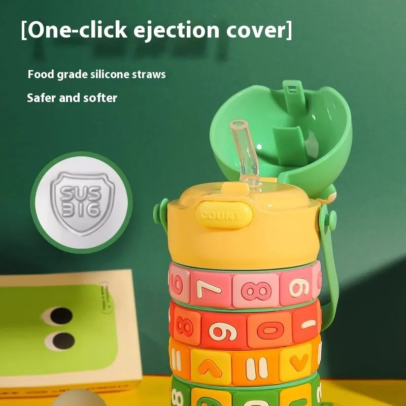 Children's Creative Educational Tumbler for Imagination and Hydration