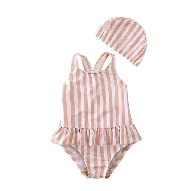 Beach Babe Baby Girls' One-Piece Swimsuit