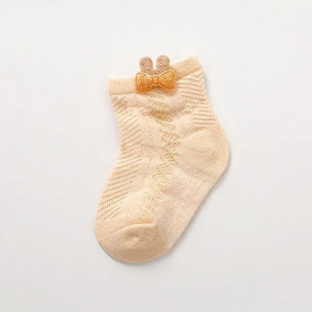 Soft Knit Baby Socks with Ears