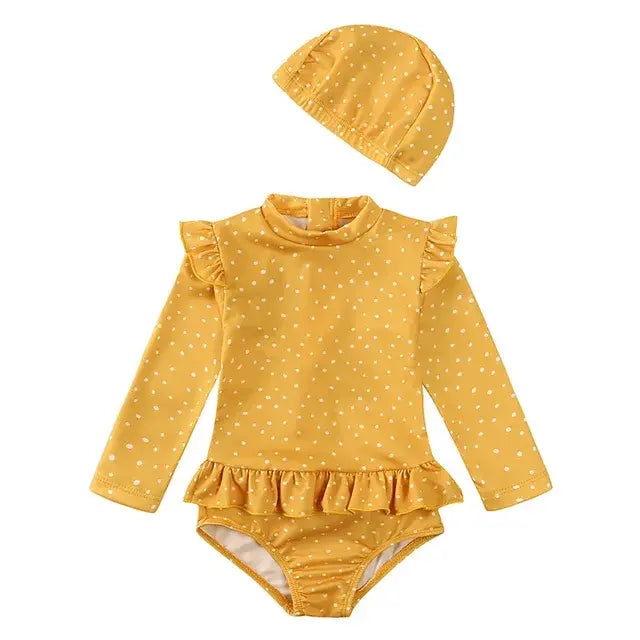 Beach Babe Baby Girls' One-Piece Swimsuit