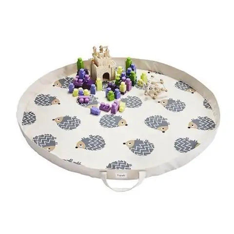 3 Sprouts Play Mat Bag with Drawstring Closure