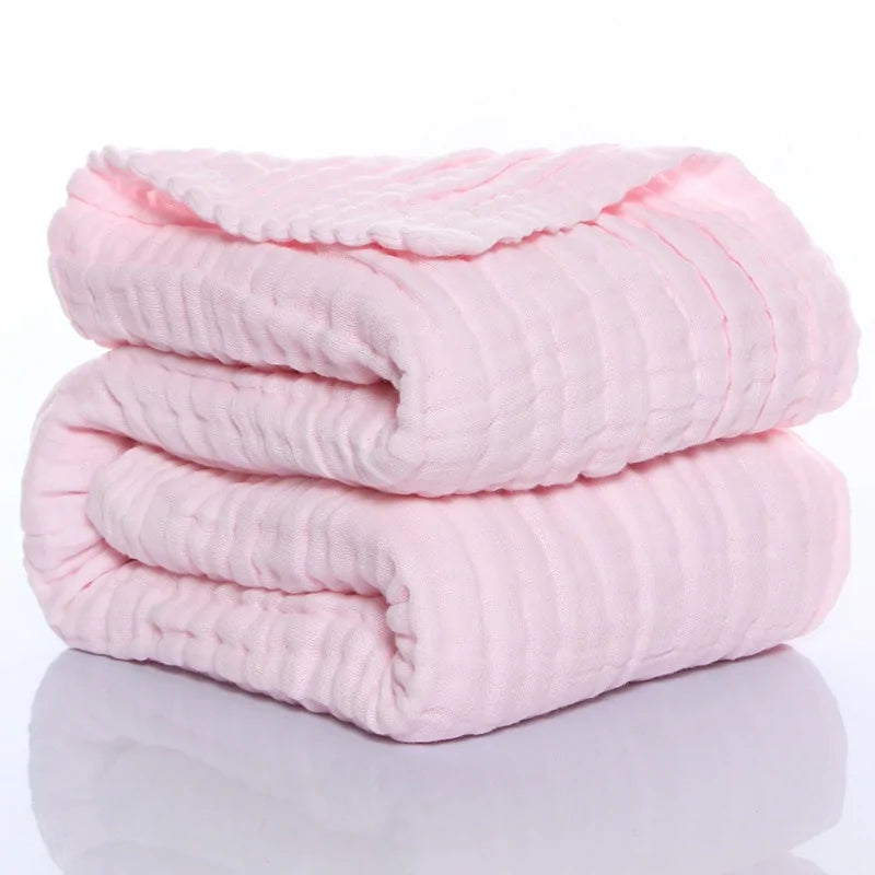 Organic Baby Muslin Swaddle Blanket – Soft, Comfortable, and Chemical-Free - Size 105x105cm