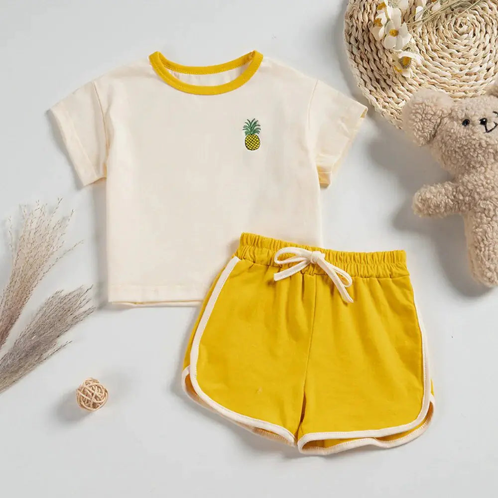 Trendy Cotton T-shirt and Short Outfits for Boys and Girls