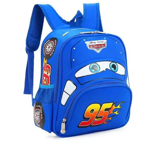 Lightning McQueen Disney Kids Backpack – Lightweight, Durable, and Adjustable (Ages 3-6)