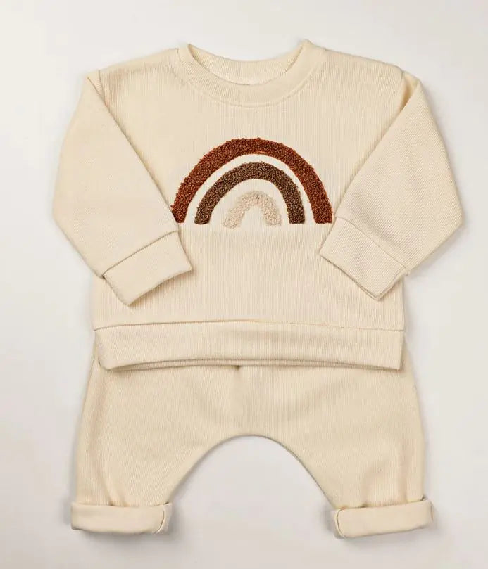 100% Organic Cotton Unisex 2-Piece Set - Cozy & Stylish for Spring & Autumn