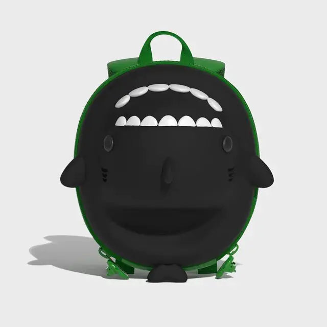 Children's Cartoon Shark Backpack – Fun, Durable, and Waterproof