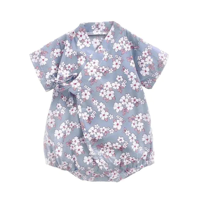 Lightweight Summer Kimono Outfit for Babies