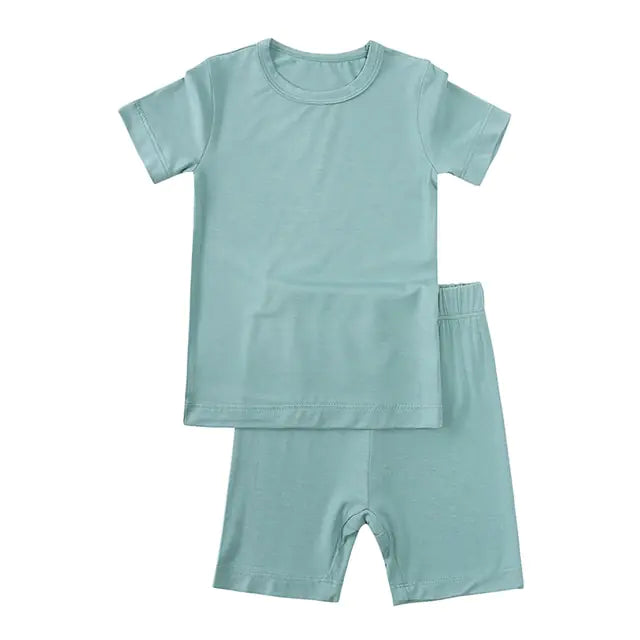 Bamboo Fiber Toddler Half-Sleeve Sleepwear – Soft, Breathable Sleepwear for Ages 9M-7T